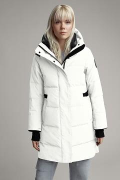 Chamarras Canada Goose Mujer Outlet - Bennett Abrigos Black Label Blancos EM1098736